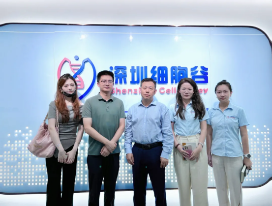 Director Su Cheng of the Wuhan Donghu High-tech Zone Committee's Greater Bay Area Office Visits Shenzhen Cell Valley for Exchange